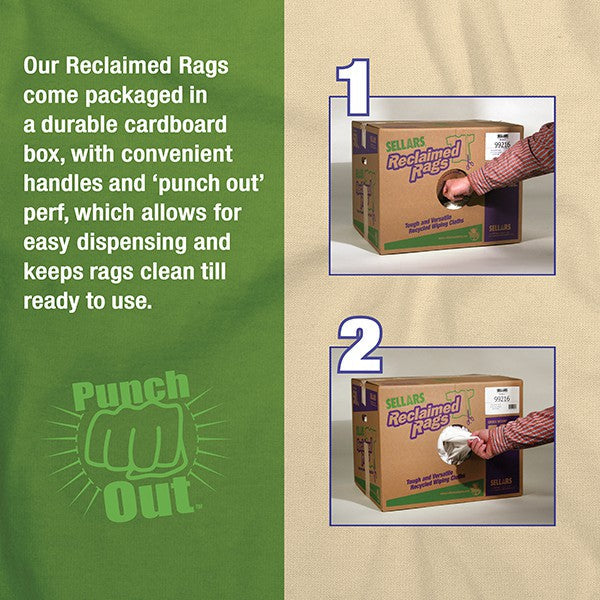 Reclaimed Colored Knit/T-Shirt Rags- 25lb box