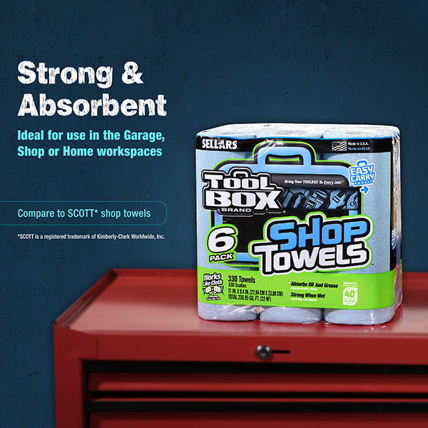 Z400 Roll of Shop Towels 6-Pack, 4/Case