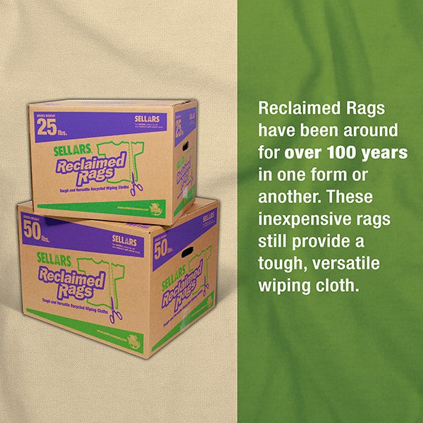 Reclaimed Colored Fleece Rags - 50lb box