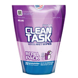 Cleaning & Degreasing Wet Wipe Refill Pack, 70ct, 4/Case