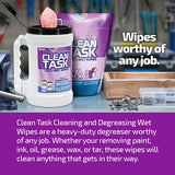 Cleaning & Degreasing Wet Wipe Refill Pack, 70ct, 4/Case