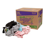 Reclaimed Colored Knit/T-Shirt Rags- 25lb box