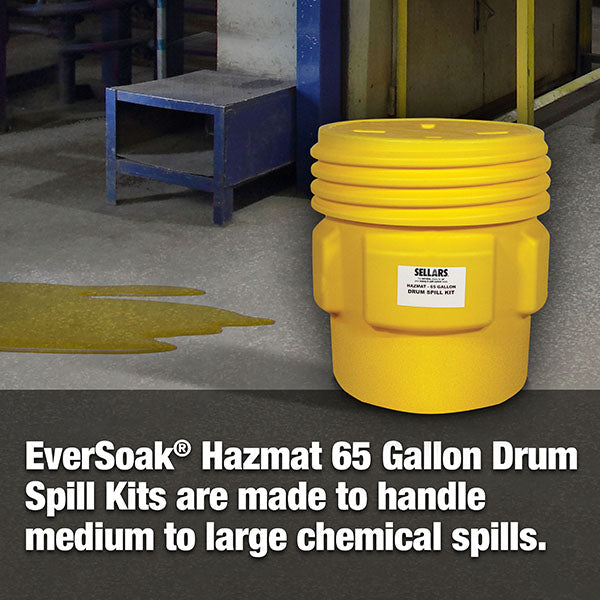 EverSoak® Hazmat 65 Gallon Drum Spill Kit