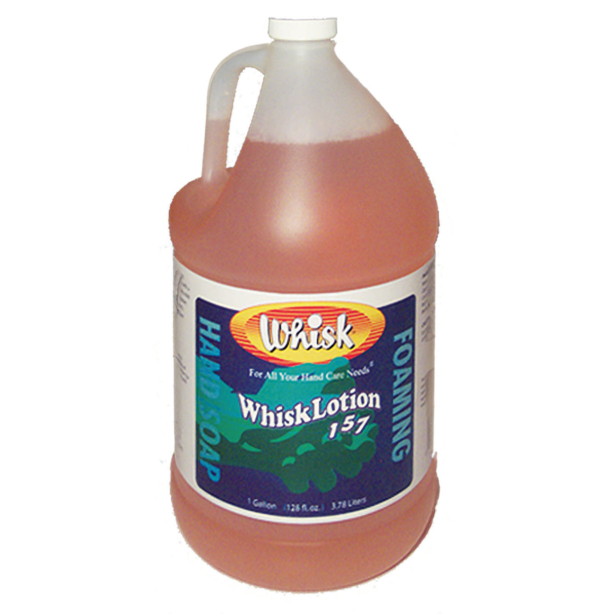 WhiskLotion Pink Foam Soap, 1 Gallon Bottle, 4/Case