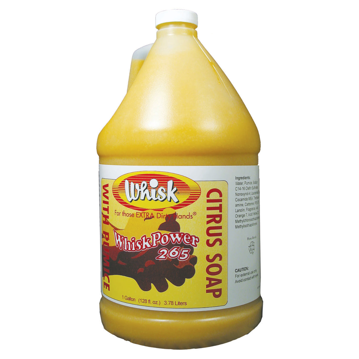 WhiskPower Orange with Pumice, 1 Gallon Bottle, 4/Case